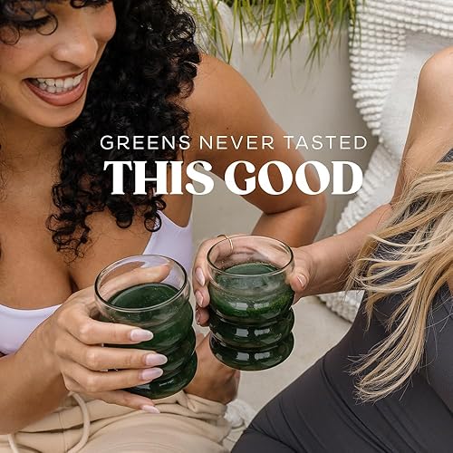 Vista 14 de Bloom Nutrition Green Superfood Super Greens Powder Juice & Smoothie Mix Comida entera completa (espirulina orgánica, clorela, hierba de trigo)