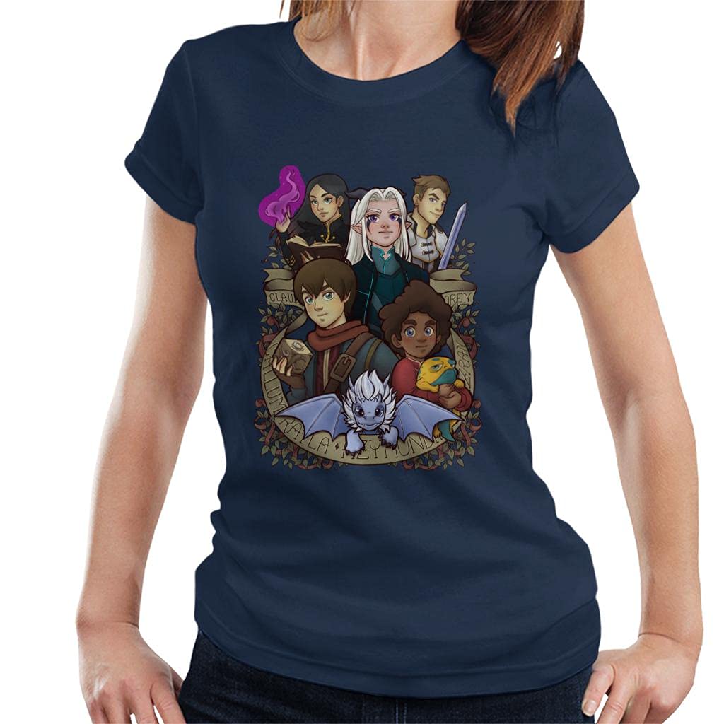 Cloud City 7 Women's Navy Blue The Dragon Prince The Future King T-Shirt