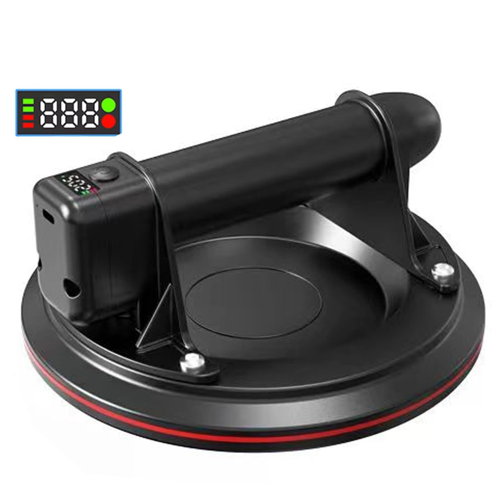 Levantador de ventosas, Ventosa de vacío 8 pulgadas, capacidad carga 250kg, elevador alta resistencia, elevación Manual