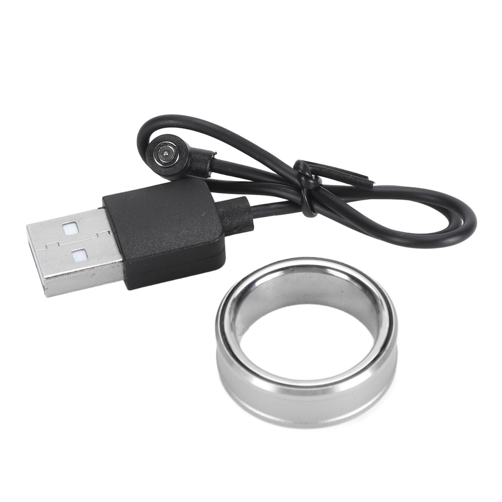 Dpofirs Smart Health Ring, Smart Ring Health Tracker BT 5.1 NFC Monitoraggio della Temperatura Corporea del Sonno Contapassi IP68, Tracker della qualità del Sonno per Regali di