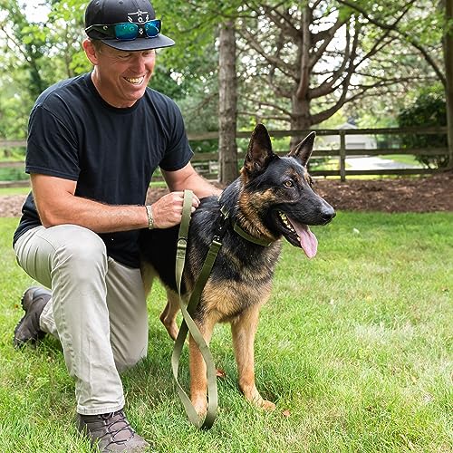 Operation Good Boy Tactical Leash (Green) - Durable, Strong, and Comfortable - Heavy Duty Aviation Aluminum Clip with 360 Degree Swivel - Veteran Owned and Operated - Image 5