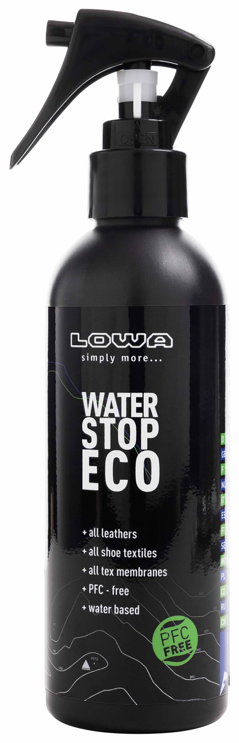 LOWA Water Stop ECO in Schwarz