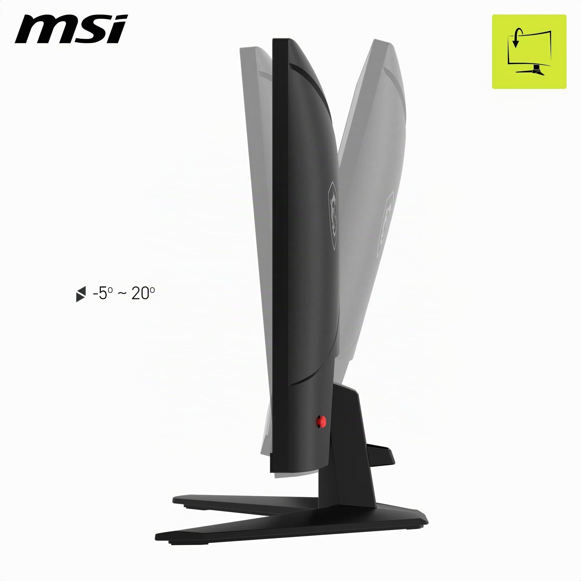 MSI mag 274QF X24, Monitor Gaming 27 Pulgadas WQHD, IPS rápida de 2560 x 1440, 240 Hz, 0,5 ms, Preparado para HDR, AMD FreeSync, Eye Care, AI Vision, inclinación Ajustable, Soporte Vesa, Negro | Panel Rapid IPS 2560x1440, 240Hz, 0,5ms, compatible VESA, HD
