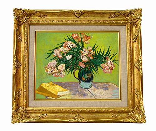 Amazon.co.jp: 世界の名画 ゴッホ キョウチクトウのある花瓶と本