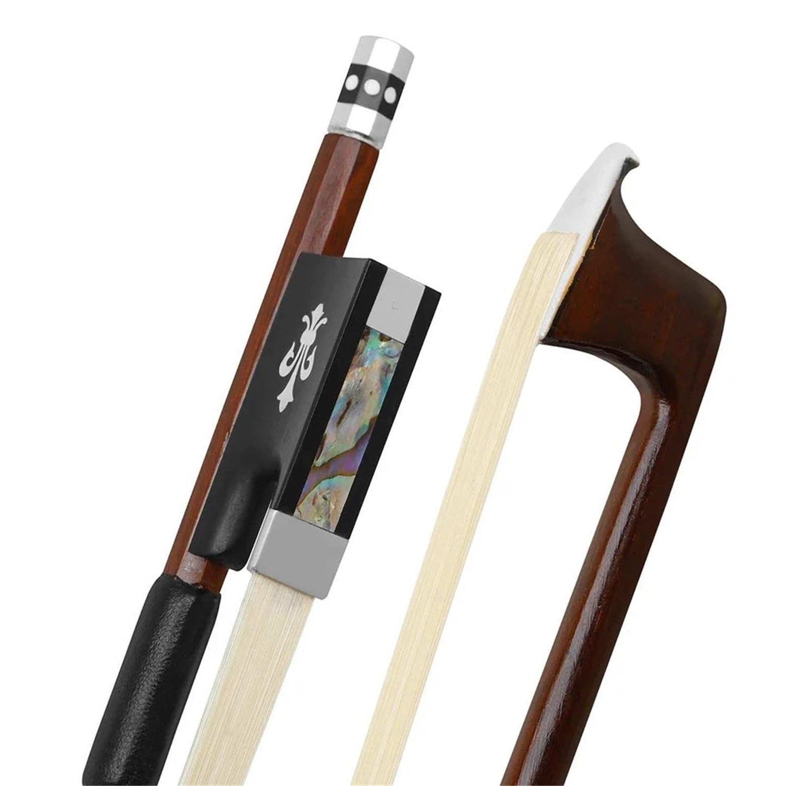 Archet De Violon Pour Pratique Archet et étui pour violon 4/4 en bois de santal accessoires professionnels pour la pratique et la performance