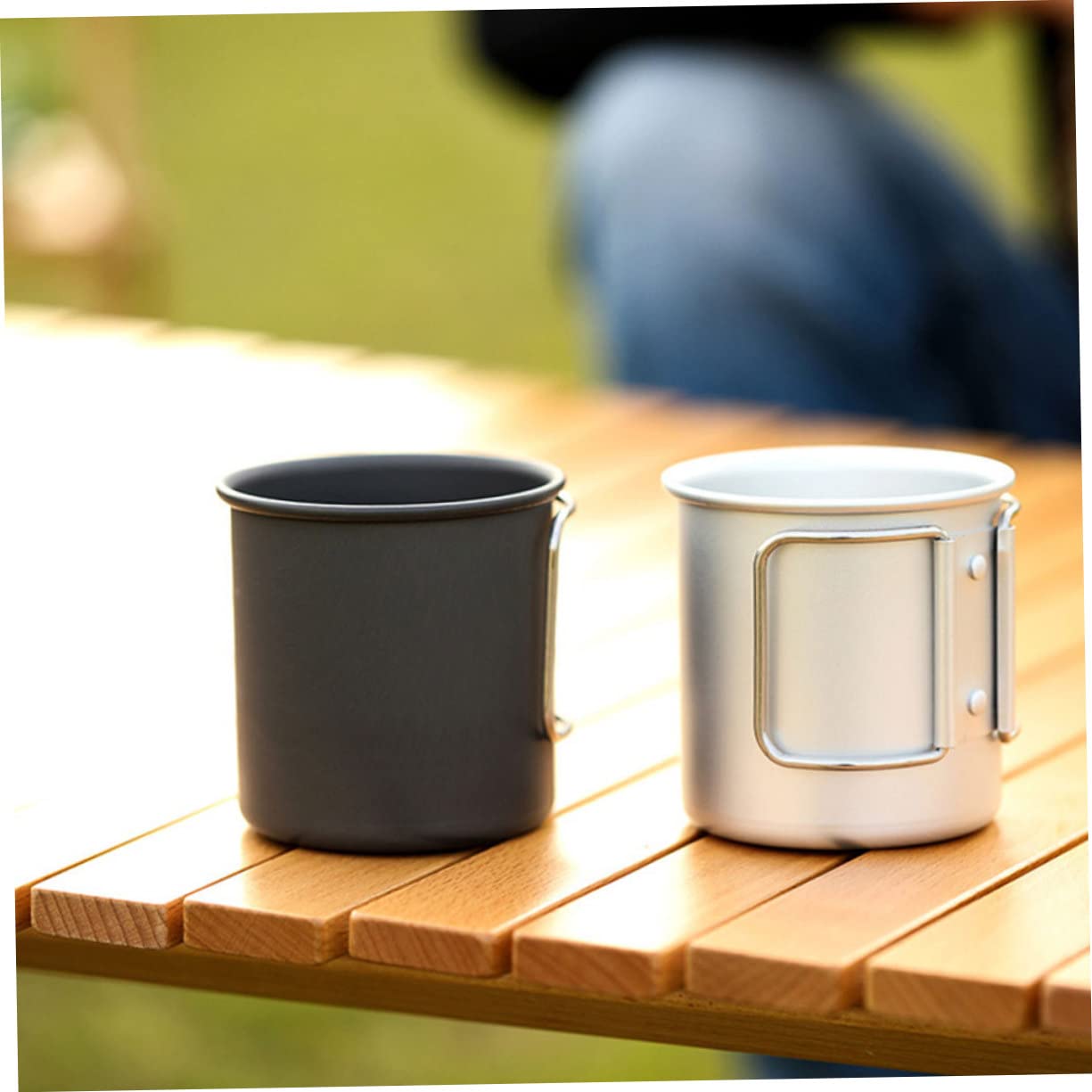 Yardwe 4pezzi Tazza Da Campeggio Portatile Per Bevande Calde e Fredde Bicchiere Per Attività Outdoor Per Picnic e Viaggi
