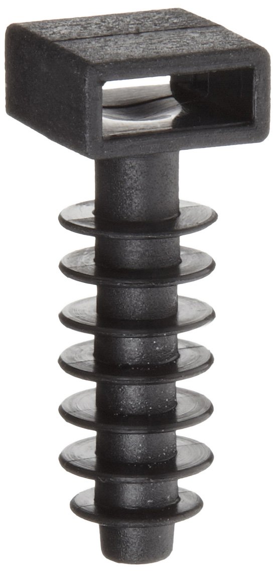 20346 Wall Plug Mounts, 0.23 Width Acceptance (Pack of 100)