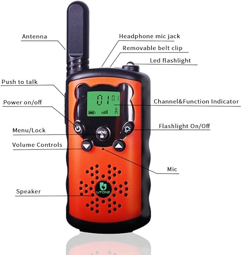 Miniatura 6 de KUTHSIC Juguetes para niños de 3 a 12 años regalo para niños de 3 millas de largo alcance para niños Walkie Talkies juguetes niños de 5 6 a 7 8 años