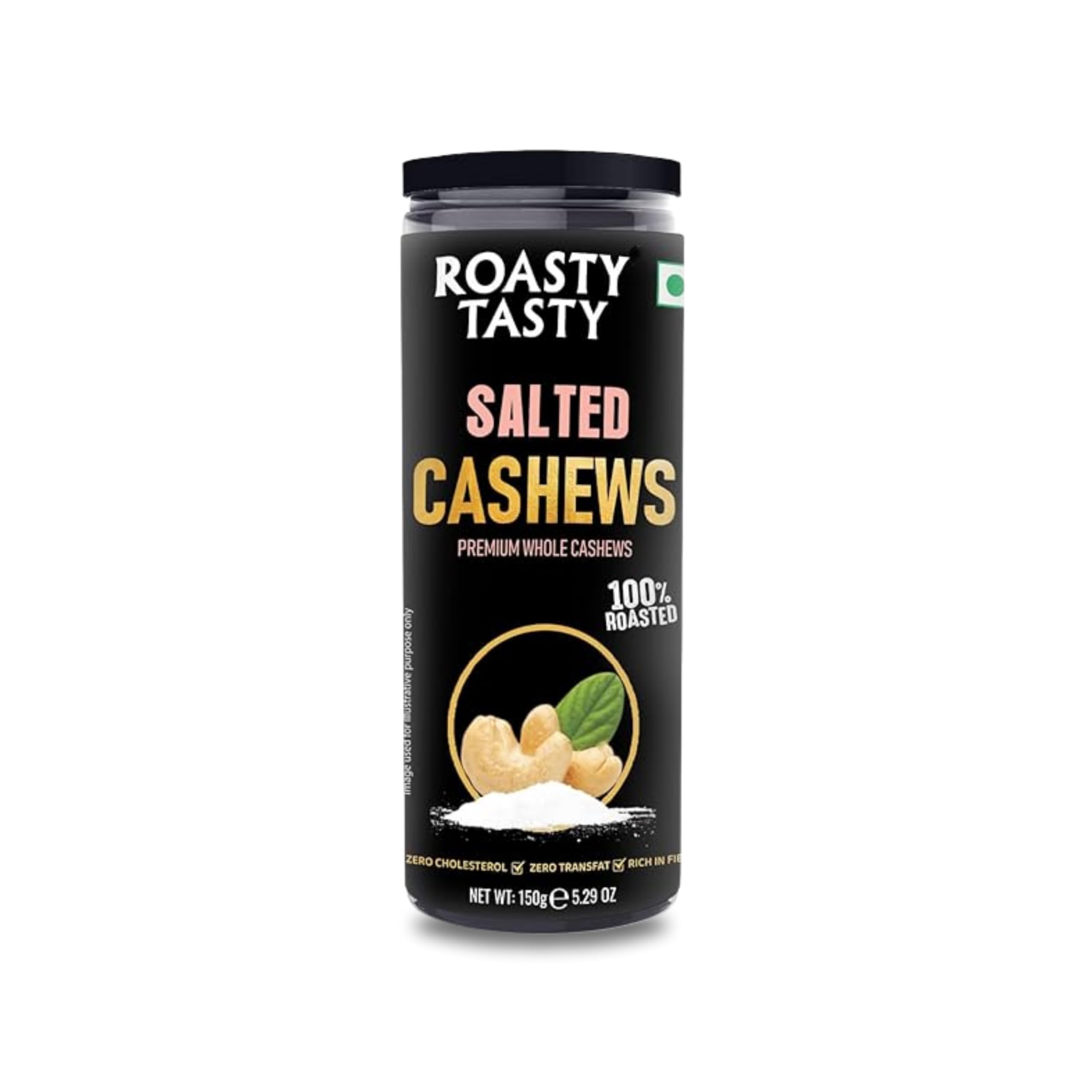 Roasty Tasty Whole Cashews | Whole Cashew Nuts | Nuts and Dry Fruits | Roasted Cashews | Healthy Snacks | Salted Cashew | Delicious Kaju | Nutritious Healthy Food | Gluten Free & High Protein | Pack of 1 - 150g (B0CKRQXY9B) Amazon Price History, Amazon Price Tracker