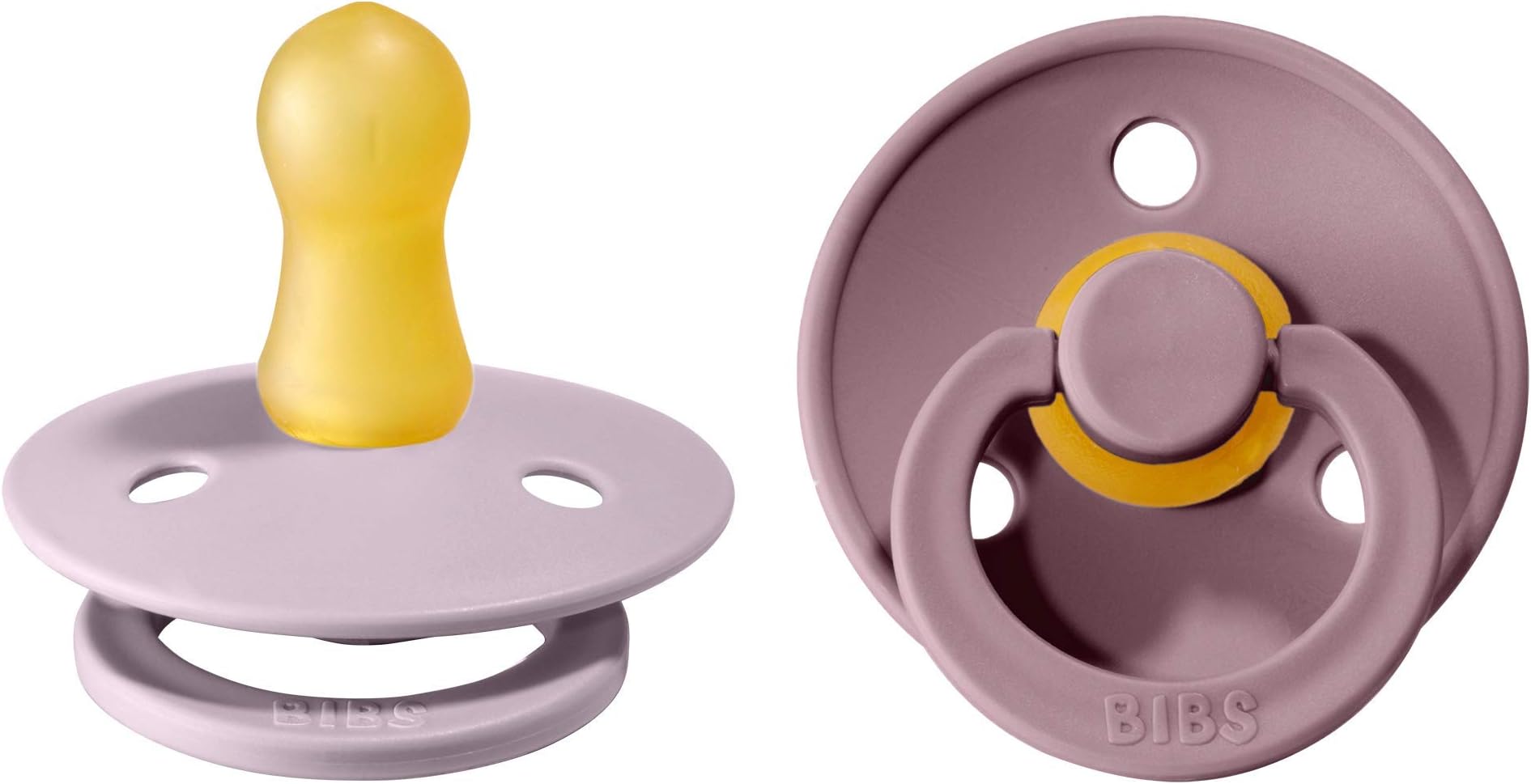 Natural Rubber Pacifier Round Newborn 336 Months TwoPack