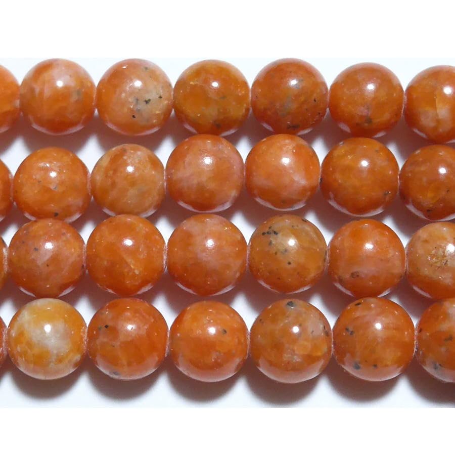 天然石　オレンジカルサイト　丸玉　No.1 オレンジ・カルサイト丸玉［No.1］ | パワーストーン,天然石,ヒマラヤ
