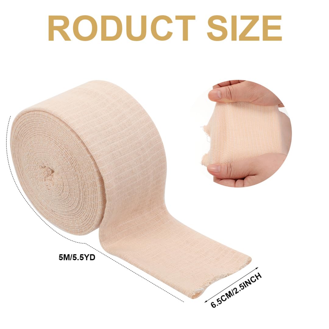 Tubular Support Bandage 2.5’’ x 5.5 yd Size B Elastic Stockinette Tubing Reusable Compression Support Bandages Roll Tube Sleeve for Arm Ankle — Amazon image 3