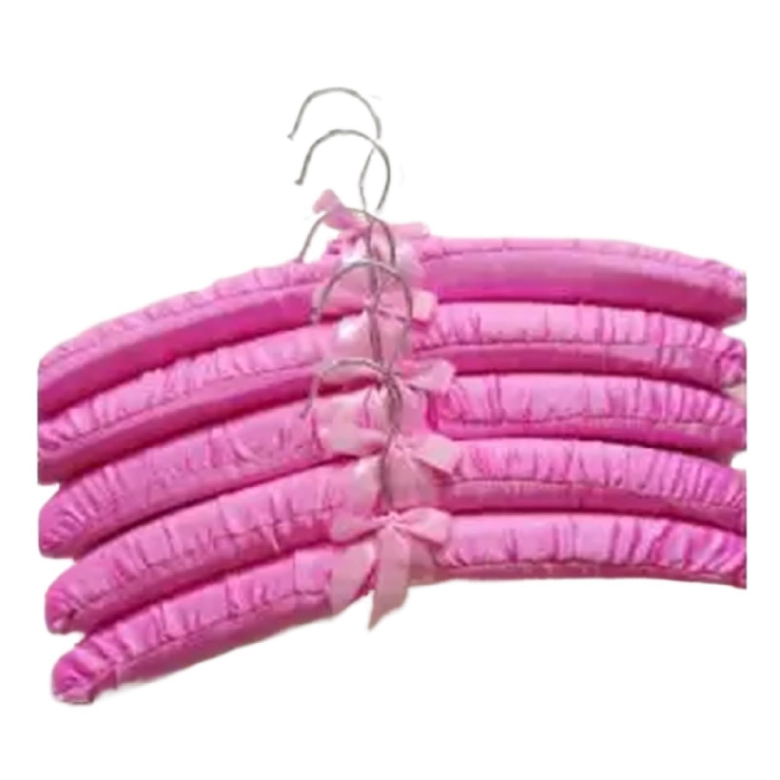 Velvet Hangers 5pcs Fabric Hanger Sponge Padded Hangers Clothes Hotel Shop Display Rack 38.5cm(Color 11)