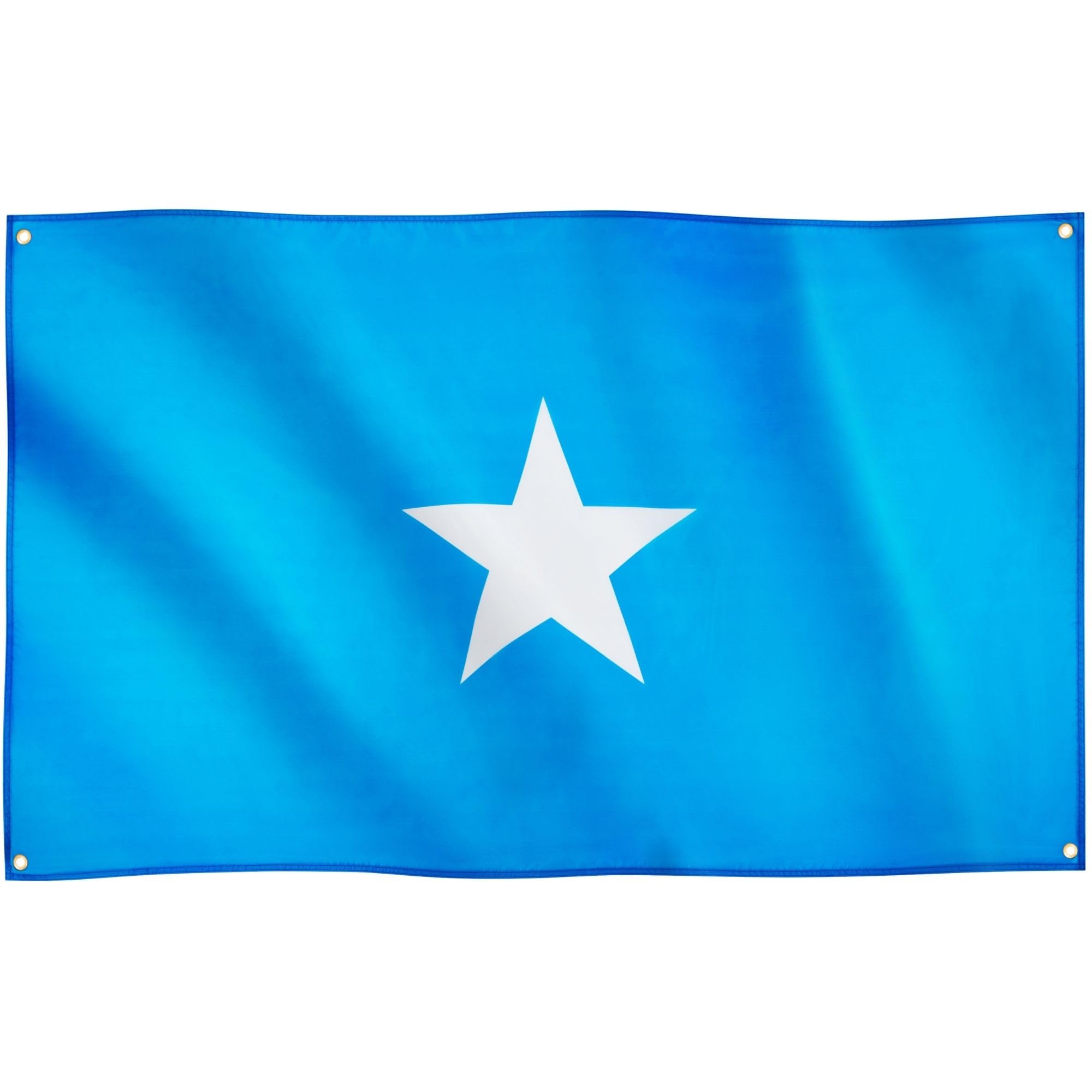 Runesol Somalia Flag, 91x152cm, 3ft x 5ft, 4 Grommets, Eyelet In Every Corner, Isra and Mi’raj, Somalian Flag, Somali