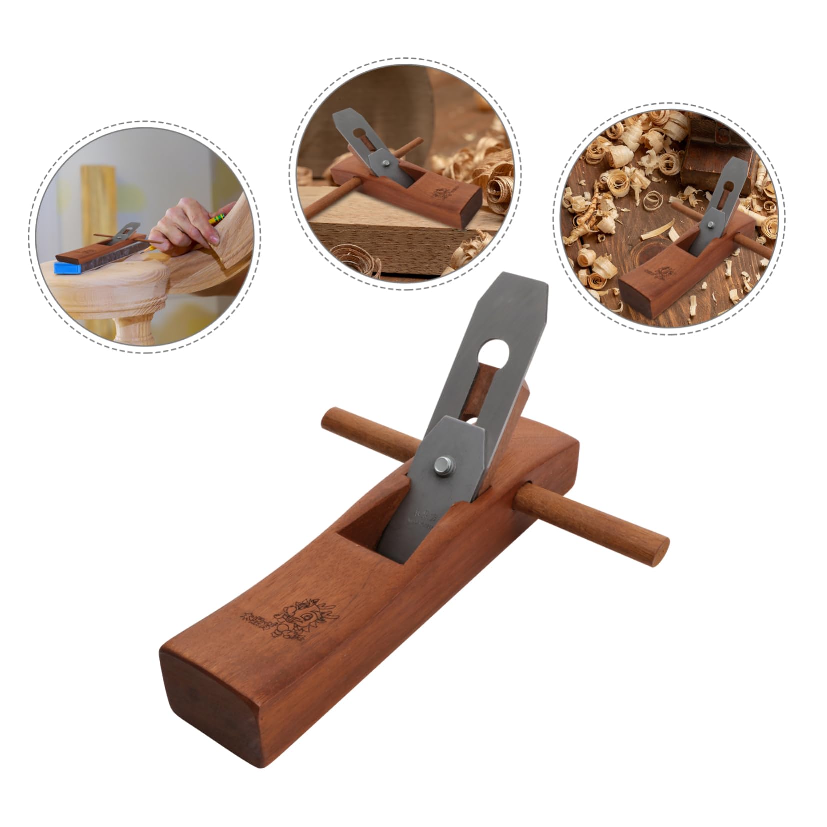 Homoyoyo Pialla Manuale Per Legno Lama in Metallo Utensile Per Lavorazione Del Legno Piallatrice a Mano Per Carpentieri e Falegnami