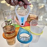 Faltbarer Getränkehalter Becherträger mit Verschiedenen Lochgrößen für Kaffee, Softdrinks, Bier