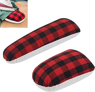 2 Pack Tailors Ham and Seam Roll Set, Tailors Ham for Pressing Tools, Linen and Doll Cotton Sewing Ham for Ironing, Seam Roller Tool Ironing Accessories for Sleeve, Collar, Curved Seam