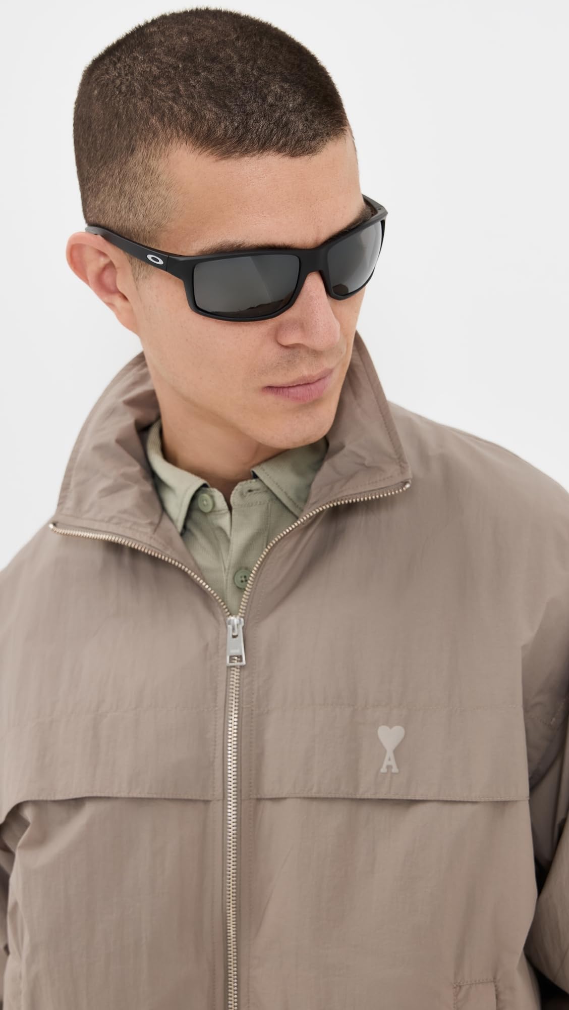 Oakley Męskie prostokątne okulary przeciwsłoneczne Oo9470 Gibston XL