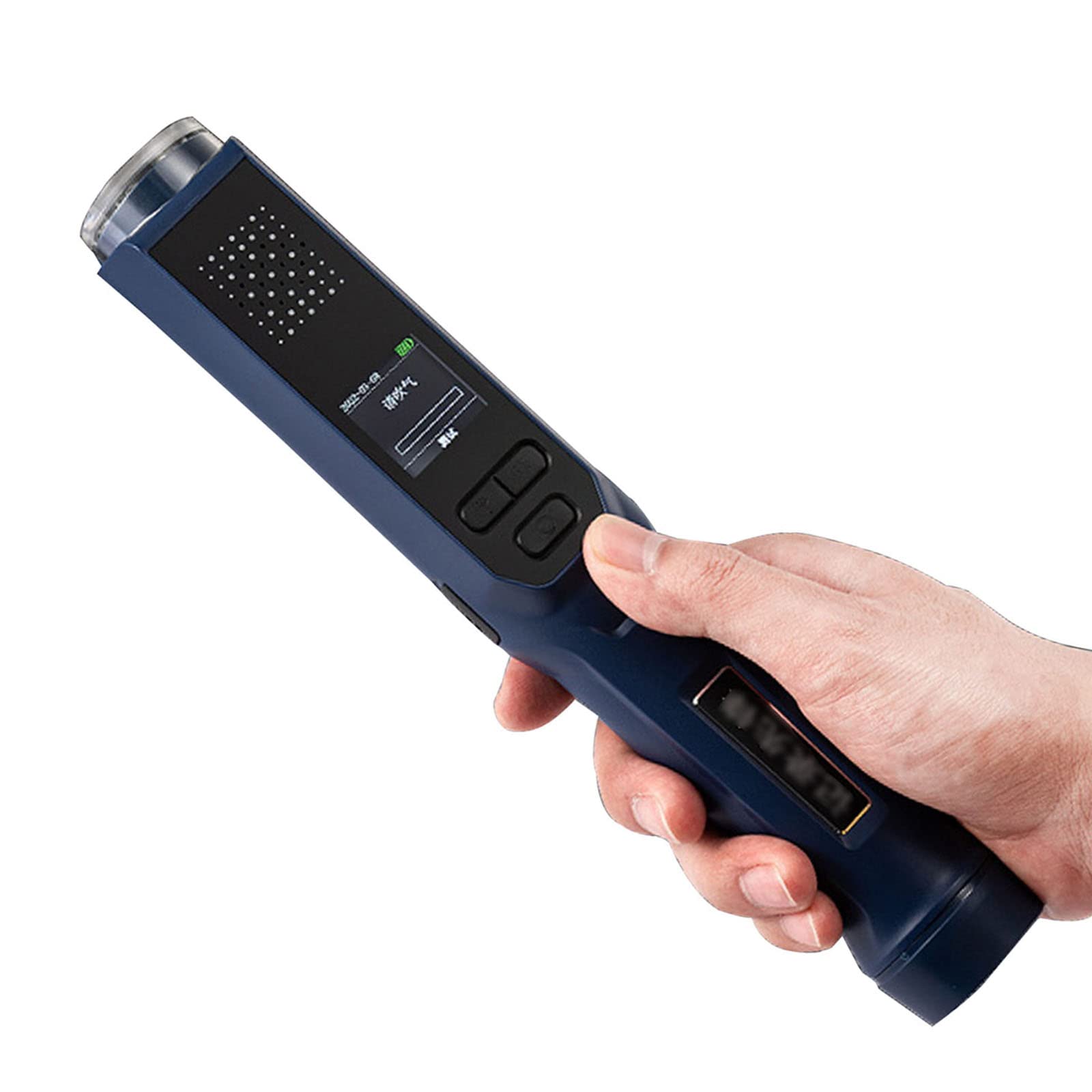 NICHOY Alcoholímetro,Alcoholimetros Digital Policial para Conducir en Estado de Ebriedad,Prueba Rápida del Probador de Alcohol,Prueba sostenible 600 Veces(Color:蓝色,Size:26.2 * 4.5cm)