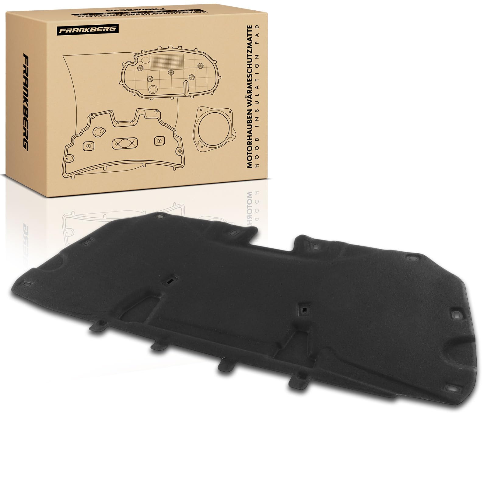 Frankberg Isolamento acustico del vano motore 1919105 BM51A16746AC | Compatibile con: Focus III, Focus III Berlina, Torneo Focus III