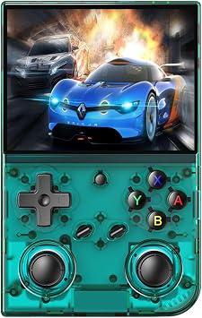 ANBERNIC RG35XXPro Handheld Game Console Linux System H700 3.5" IPSOCA Full Screen WIFI/Bluetooth 4.2 Dual Stick Japanese Support 3200mAh 64GB Green