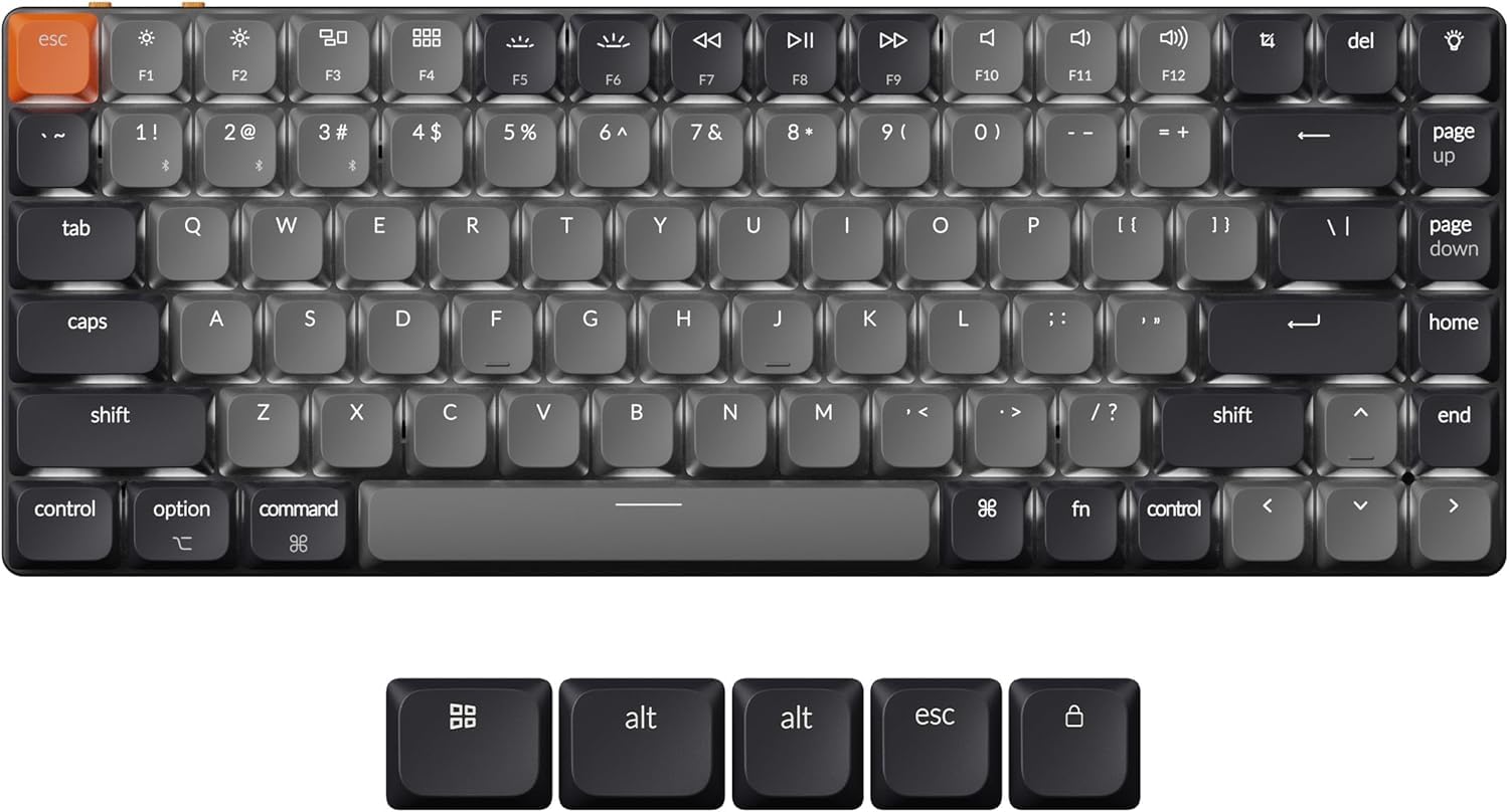 Amazon.com: Keychron K3 QMK Ultra-Slim Wireless Mechanical Gaming