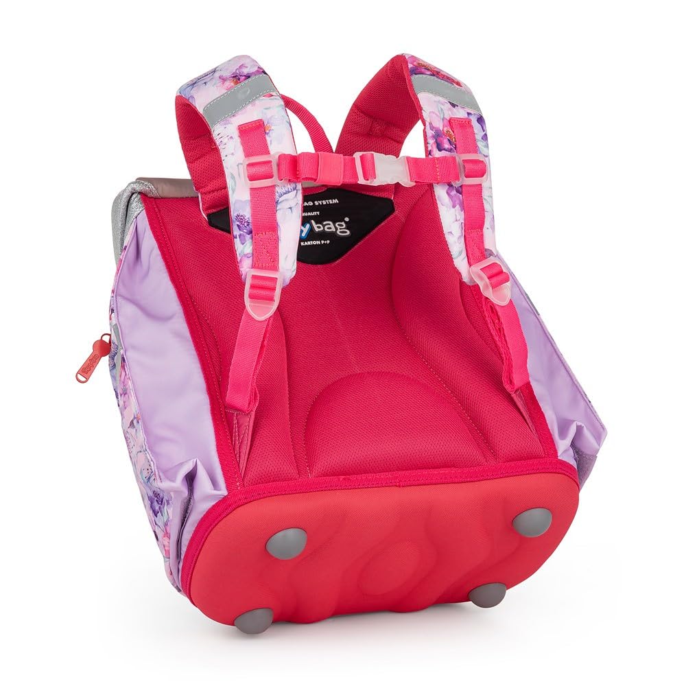 PREMIUM LIGHT Schulset 4 set für 1.-3. Klasse | Ergonomischer Schulrucksack, Sportbeutel, A4 Box & Federmappe | Leicht & Sicher mit Reflektoren | Perfekt Organisiert für Schulkinder