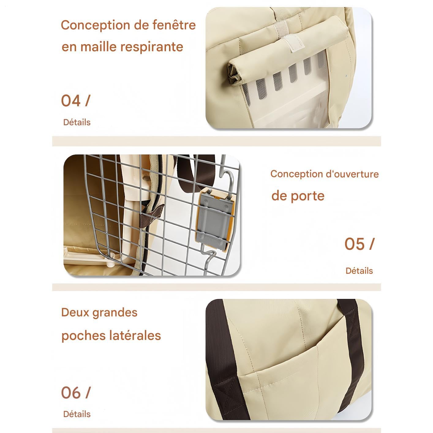 Housse De Chenil pour Chien - Protecteur Respirant Équipé De Poignées | Housse De Transport pour Chat avec Fenêtre en Maille Et Anti-Dérapant - pour Animaux De Compagnie Chiot Chat Extérieur