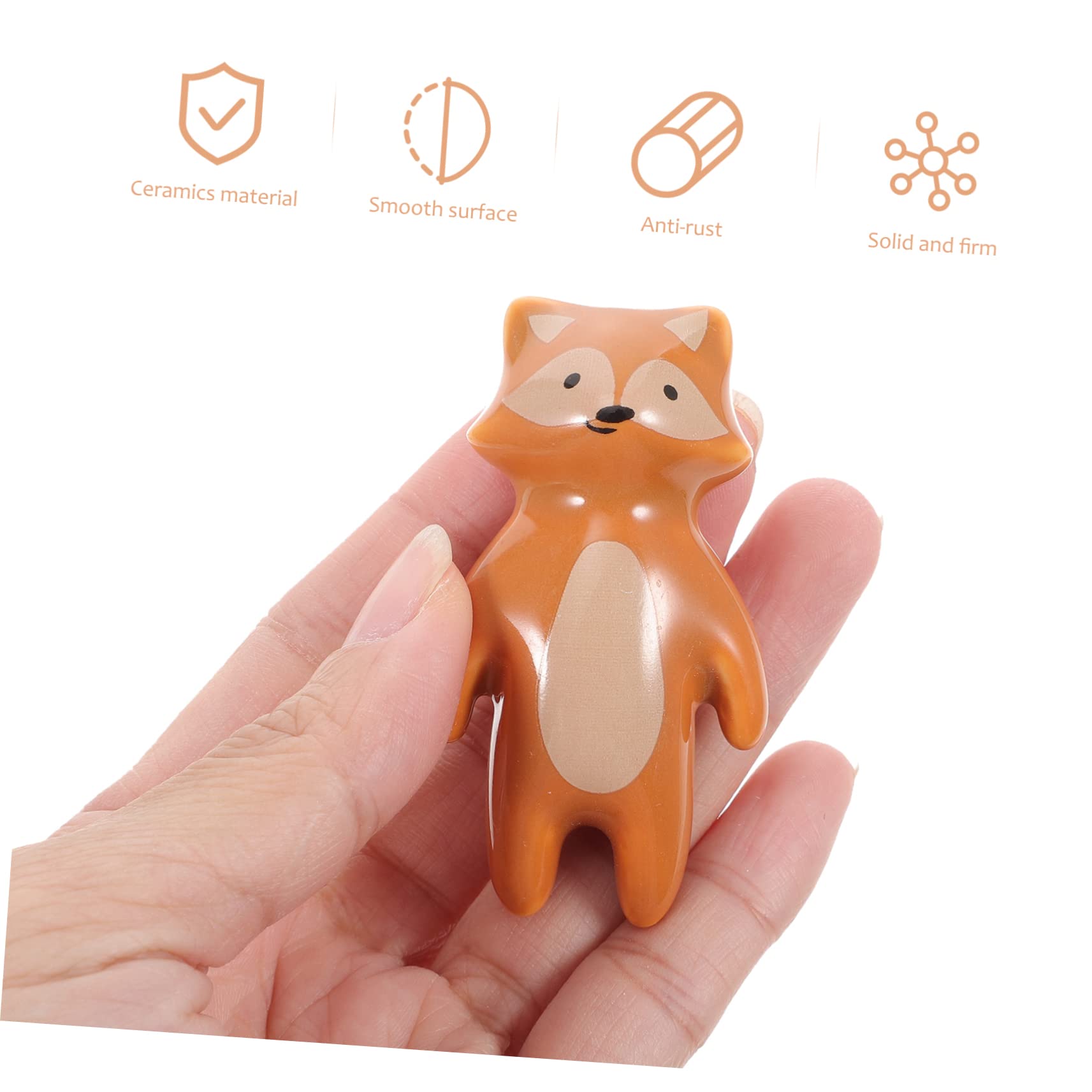 Pomello in Ceramica a Forma di Animale 8 Pezzi per Armadio | Cameretta Ragazzo Ragazza, Design Creativo e Adorabile, Lega Finitura Decorativa, per Mobile e Cassetti