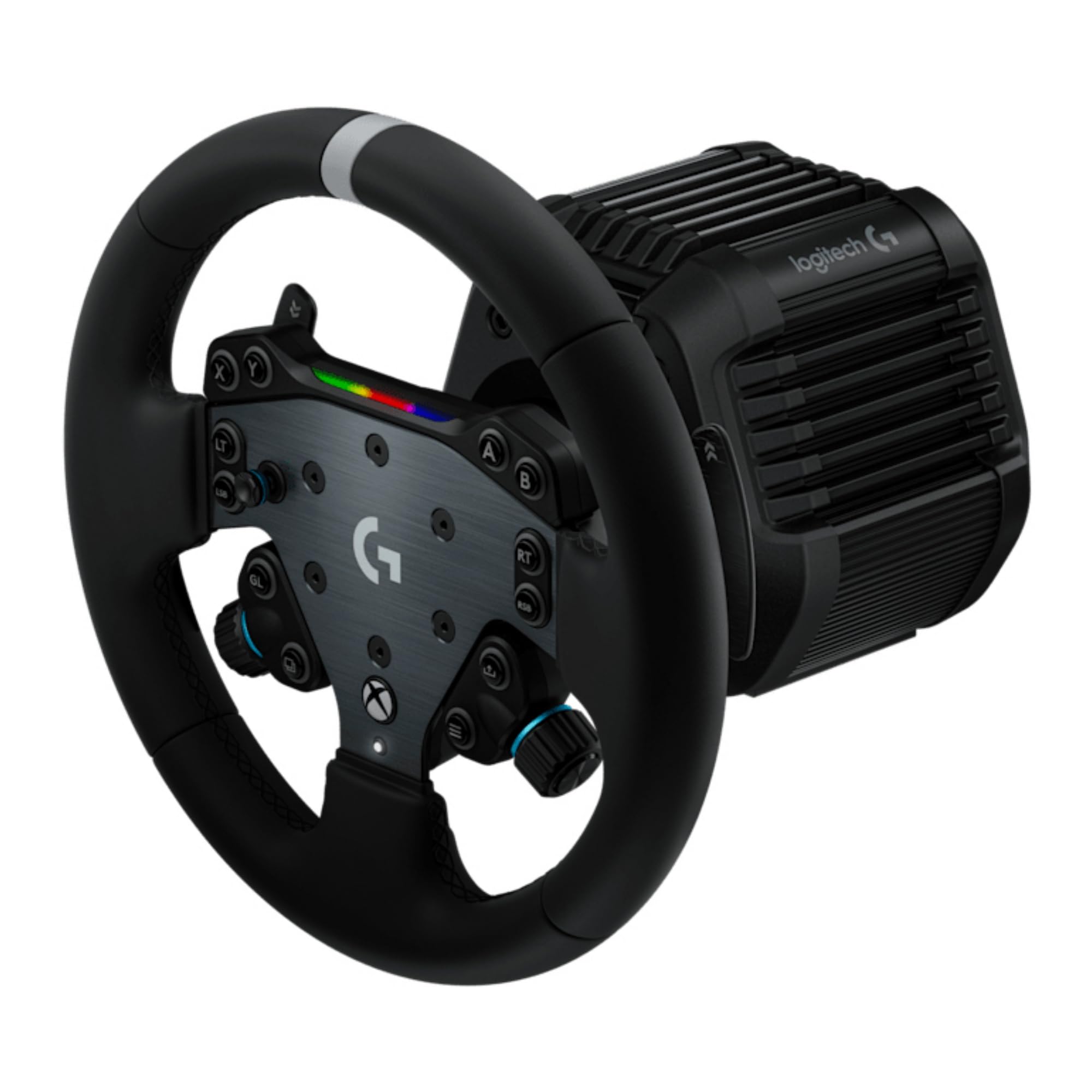 Logitech G RS50 System, 3-szt zestaw do symulatorów wyścigów | Xbox/PC, Brytyjska wtyczka zasilania - Czarny