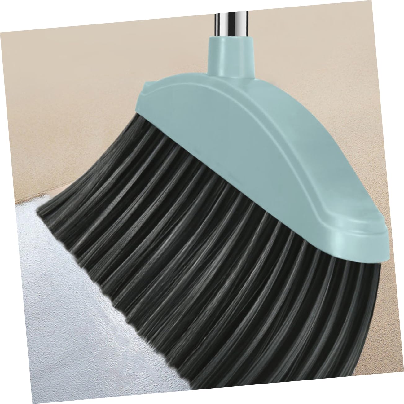 Cabilock 1 Set Long Handle Garbage Shovel Dustpan for Home Dust Pan and Broom Stand up Dustpan Lobby Dust Pan Office Garbage Shovel Commercial Dust Pan Household Brooms Stainless Steel