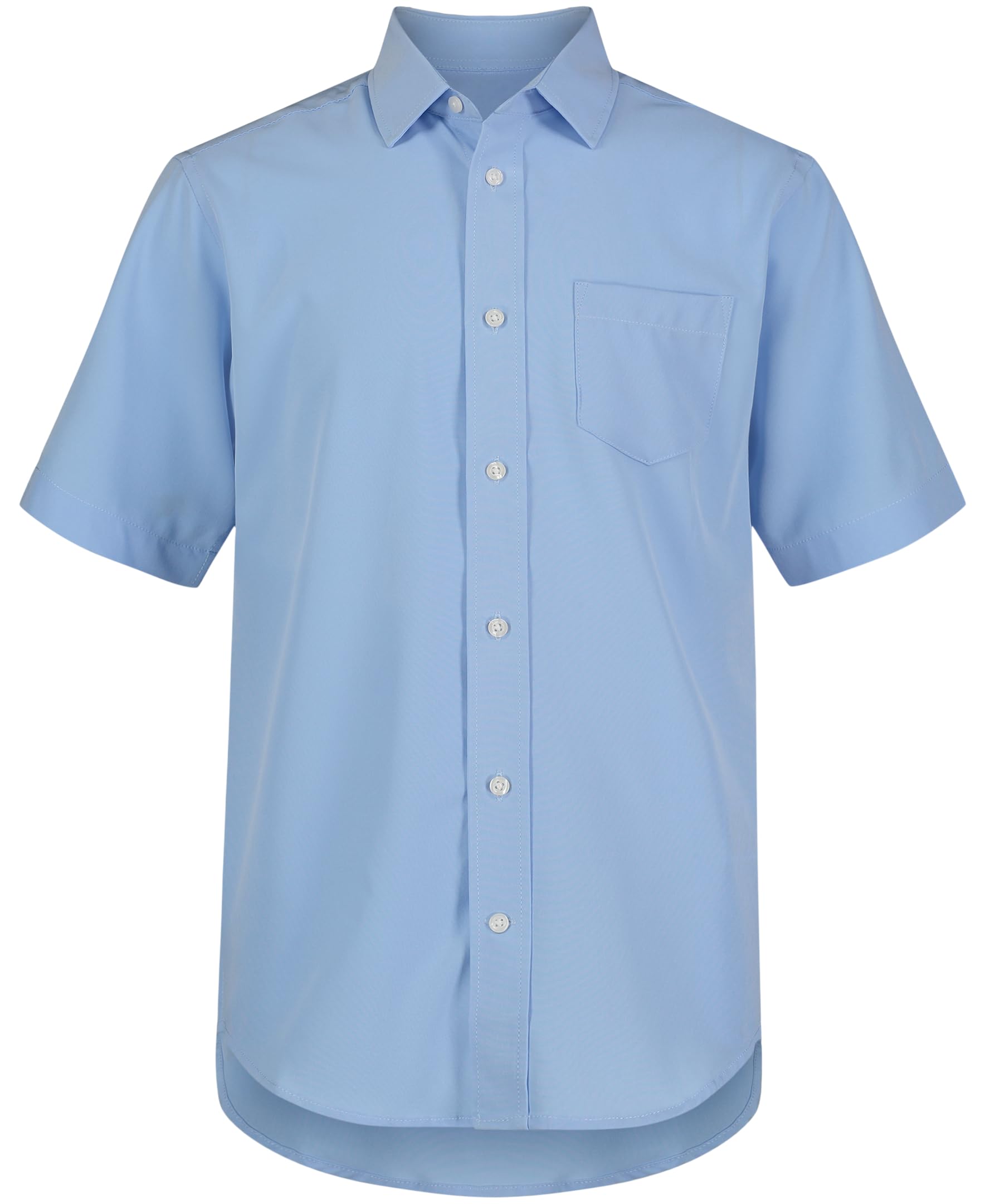 Nautica Boys' Short Sleeve Oxford Shirt