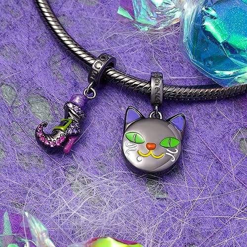 Image of GNOCE Halloween Charm Bracelet Fit Pandora Beads for Women Gift