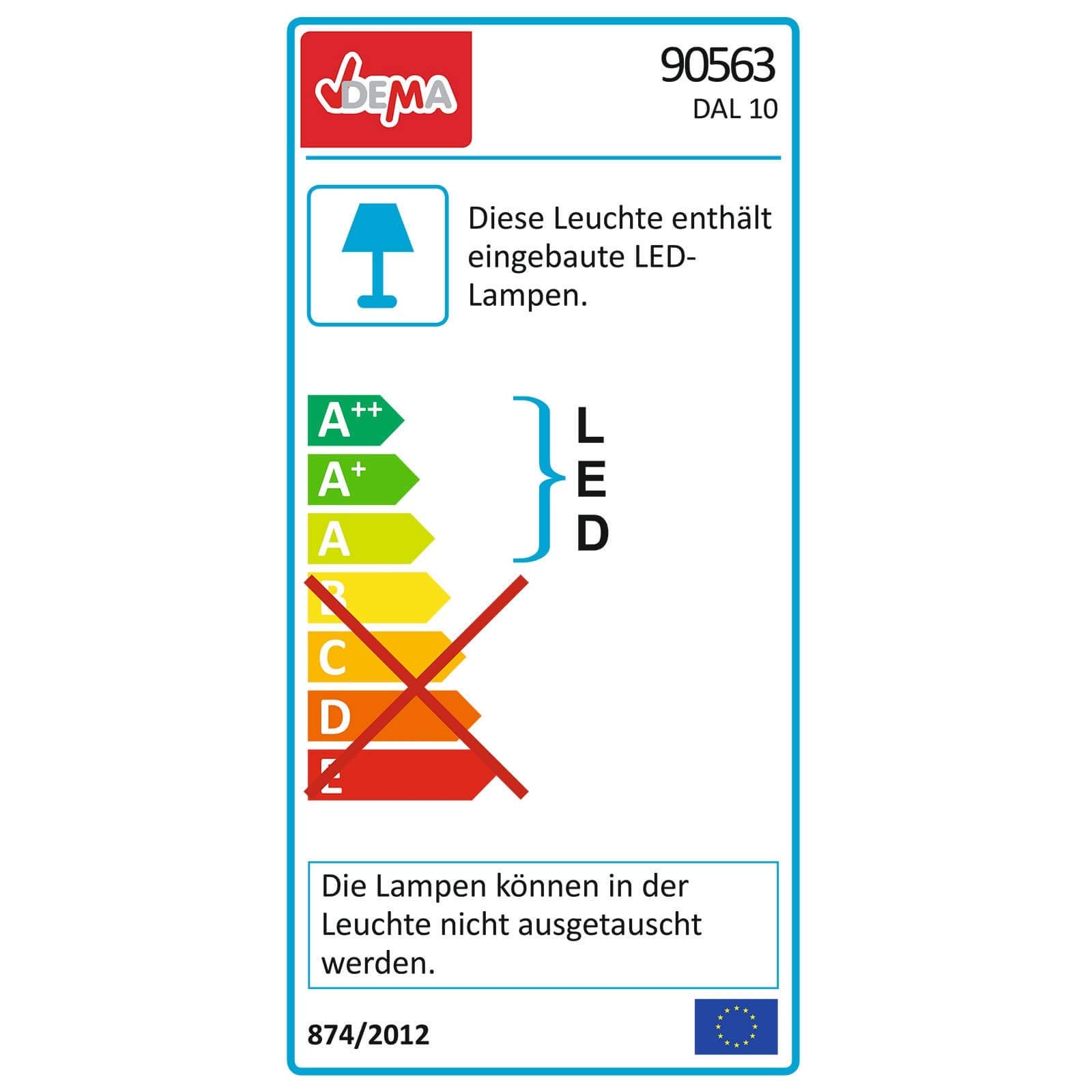 DEMA Akumulatorowa lampa robocza LED DAL 10