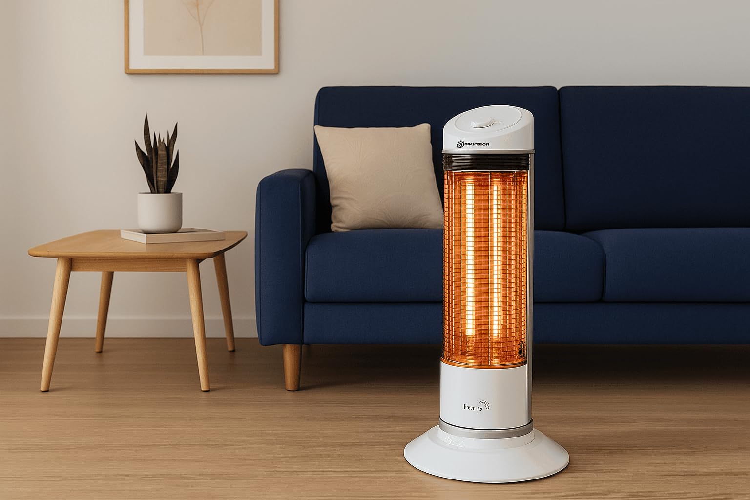 Plein Air PAT-1200 Stufa a Raggi Infrarossi Carbon Tower, 1200 W
