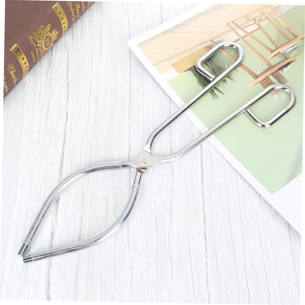 NAMOARLY Flask Tongs Beaker Creatures Crucible Clamp Science Lab Clamp Beaker Clamp Crucible Lifting Tongs Beaker Holder Mini Flask Tool Stand Heavy Duty Cooking Tongs Beaker Mug Silver