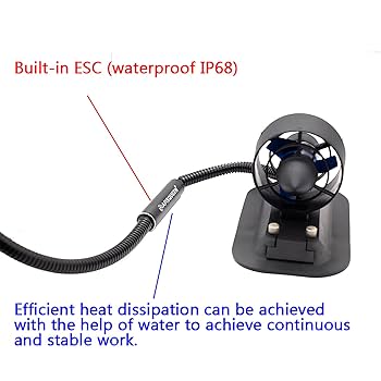 水中スラスターセット Amazon.co.jp: ApisQueen 12-16V 水中スラスター U2セット、総