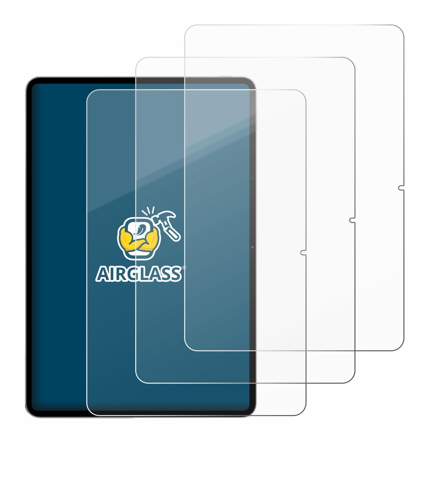 BROTECT 3 Unidades Lámina Cristales para Vivo Pad 6 Pro | Transparente Protección Pantalla Made in Germany, Dureza 9H Anti-Arañazos Protector Cristal