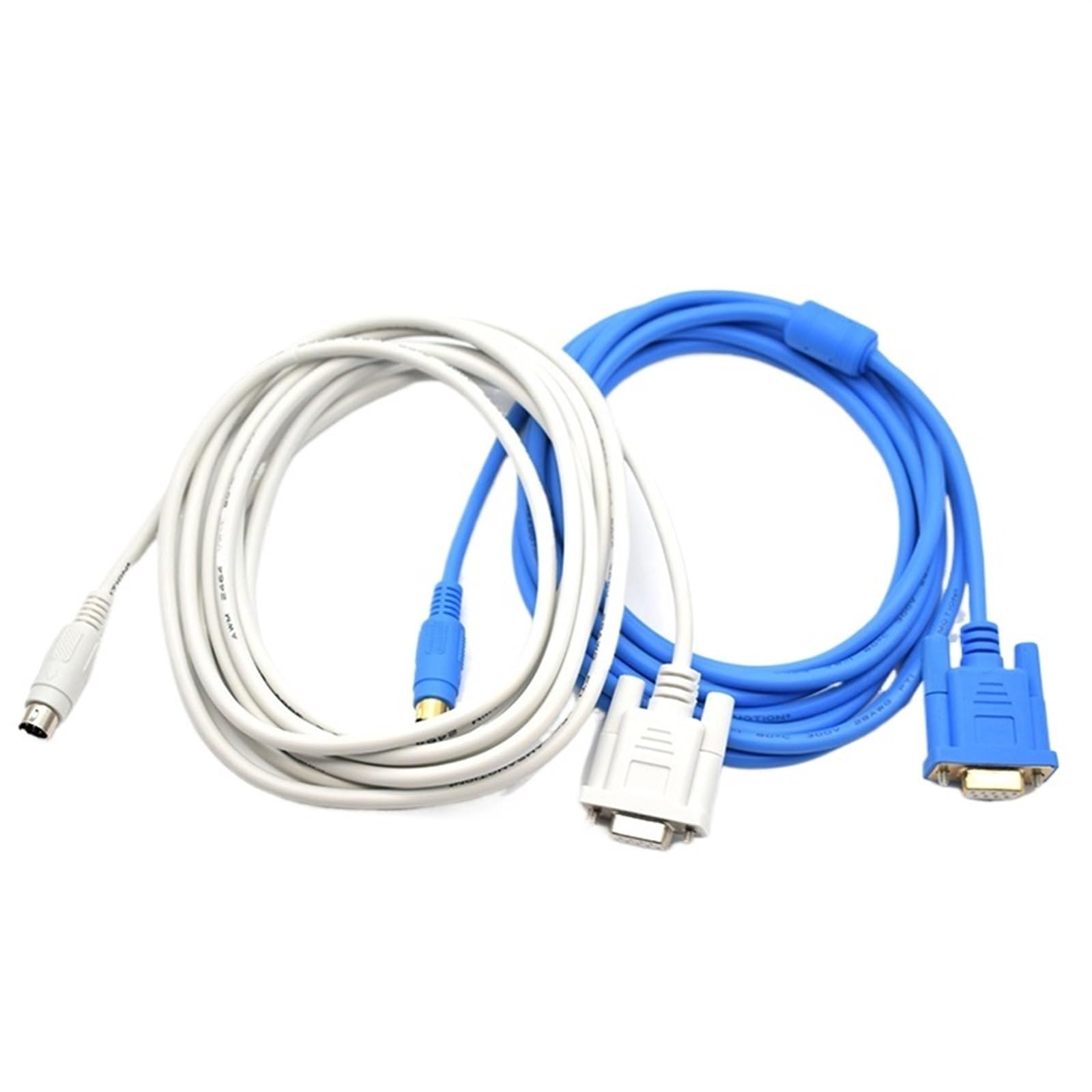 Cavo di programmazione PLC Cavo di download SC-11 Porta seriale RS232 3 metri for modulo PLC serie FX (Color : White, Size : 3M)