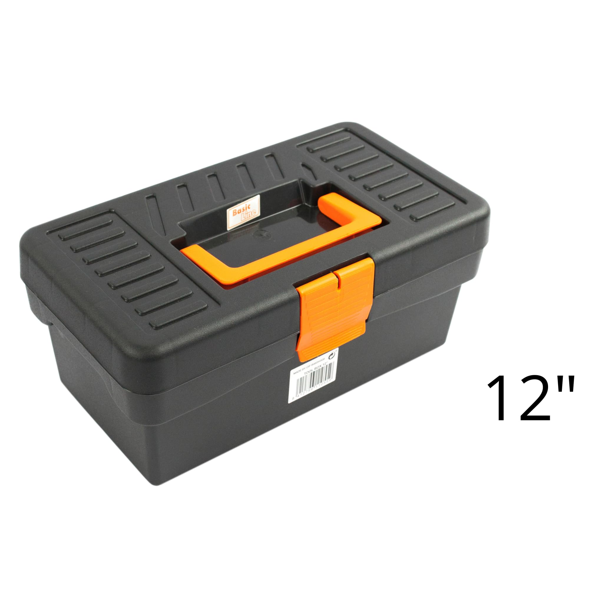 Tayg Confezione Porta Attrezzi Scatole Strumenti Basic Line 12'' + 16'' + 20'' - Vassoio superiore, portata fino a 120 kg, chiusure in plastica, scatola strumenti vuota, polipropilene 100% riciclato