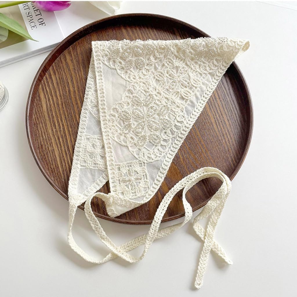 Sweet Style Hollow Hairband Girls Hair Kerchief Tie Back for Girl Photo Shoot