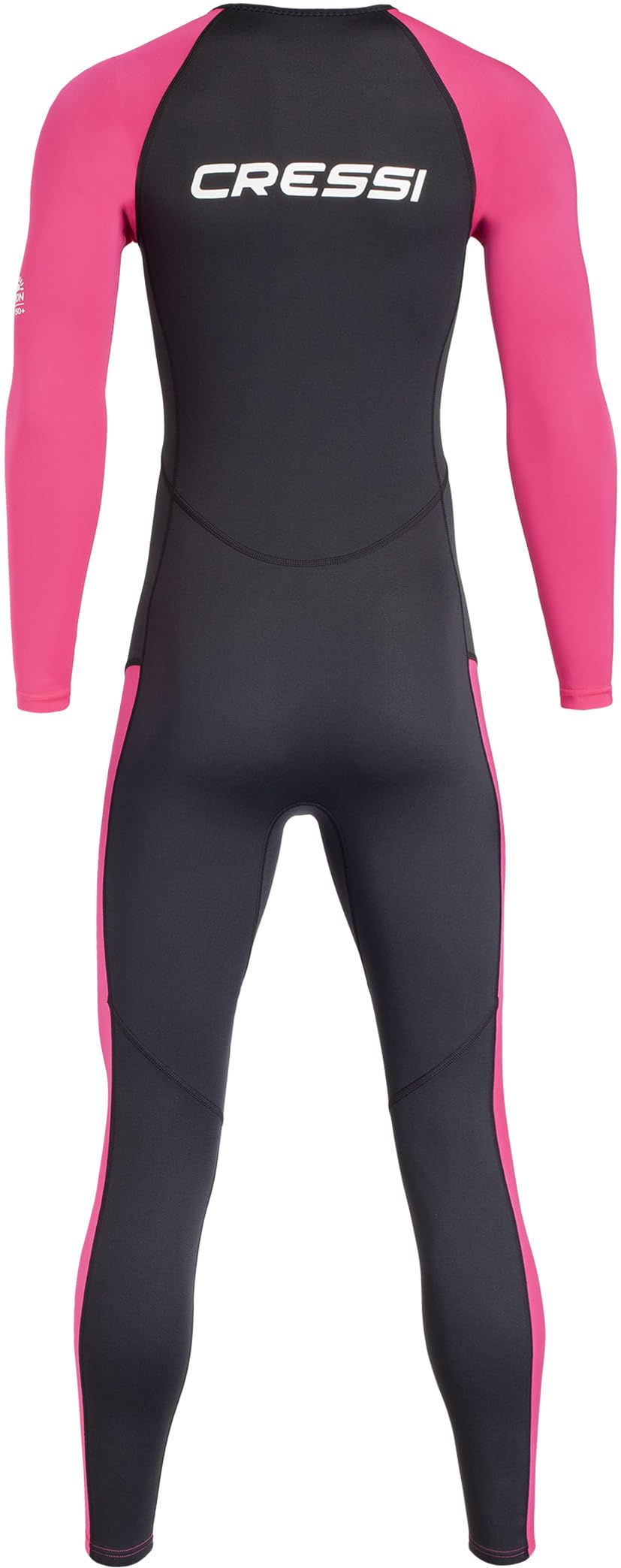 CRESSI Wahoo Lady Monopiece kombinezon czarny/różowy 2 mm XS/1 - damski jednoczęściowy kombinezon z miękkiego neoprenu 1,5/2 mm i elastanu idealny do różnych aktywności wodnych, czarny/różowy, XS/1