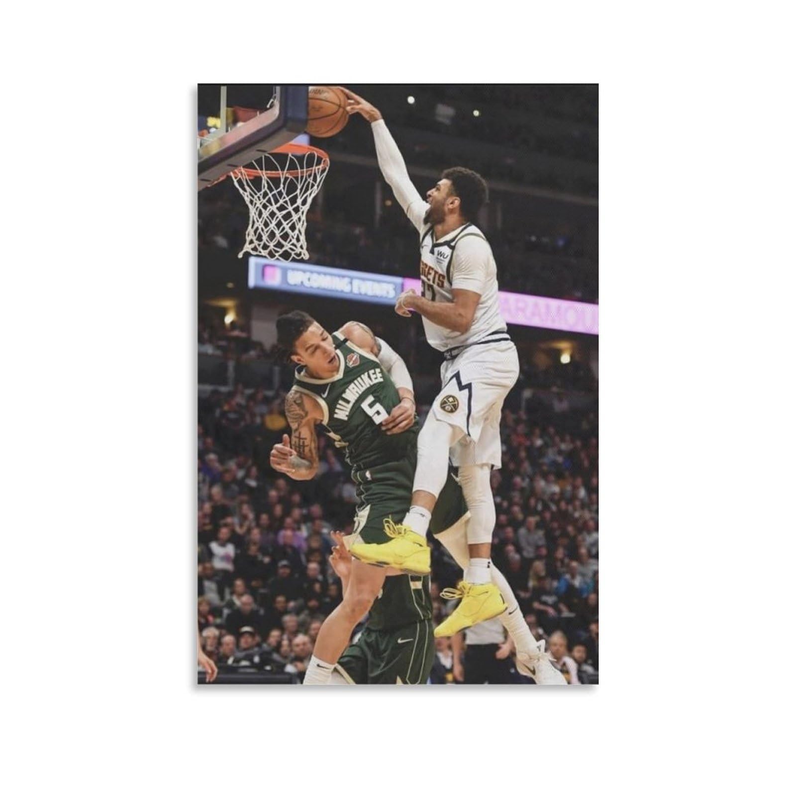 FCOIN Jamal Murray Canvas Poster Picture Print Wall Art Poster Painting Canvas Posters Artworks Room Aesthetic 24x36inch(60x90cm)