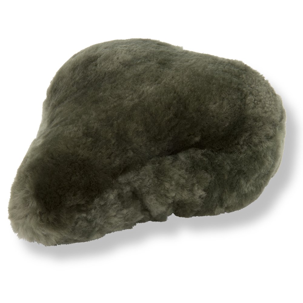 Reissner Lammfelle Fahrradsattel Bezug Fahrradsattelüberzug aus Merino Lammfell FSB-A-3 grün 28x15cm