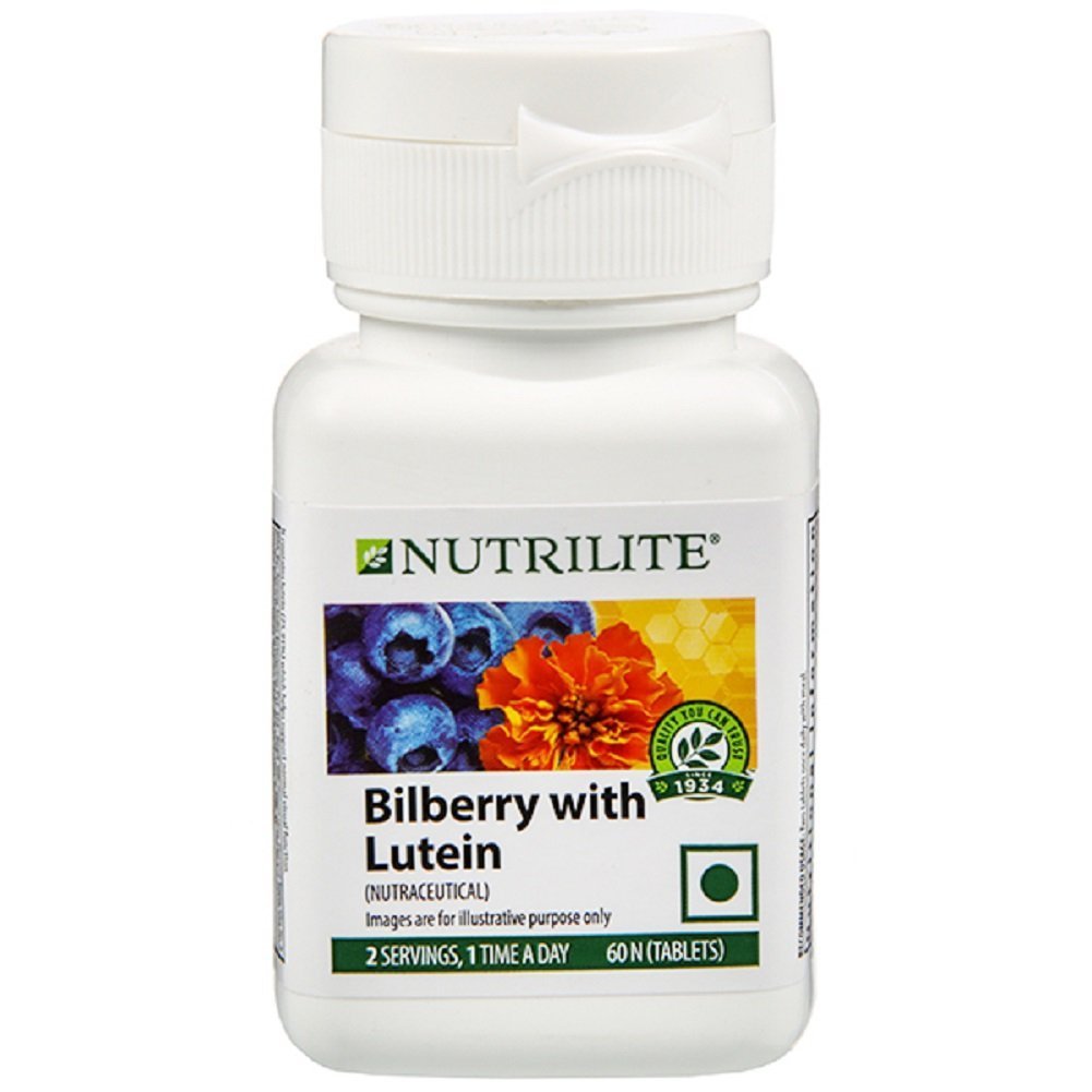 Amway Nutrilite Bilberry With Lutein 60N Tablet Amazon.in Health