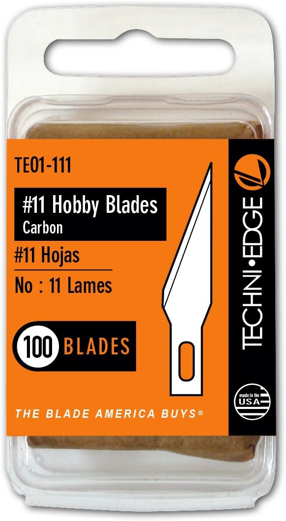 Techni Edge TE01-111 #11 Hobby Blades 100 Pack