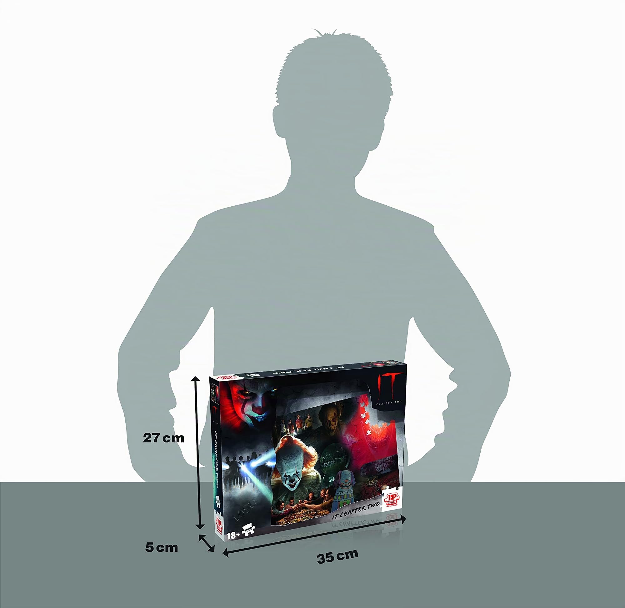 Winning Moves Horror Puzzle 1000 Teile IT - Puzzle für Erwachsene und Kinder