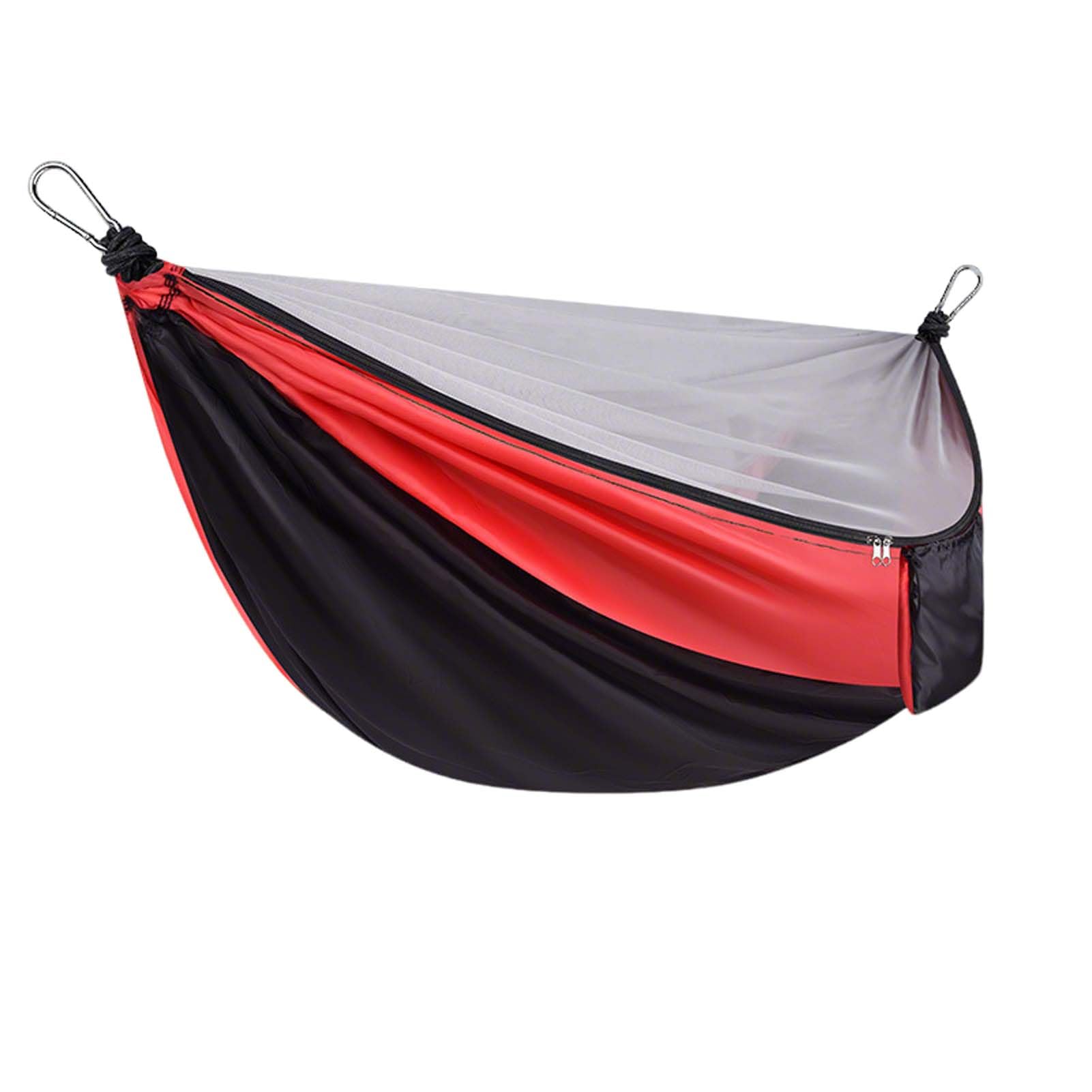 Portable Camping Hammock For Outdoor Relaxation, Lightweight Breathable Hammock with Quick Setup Straps, Ideal For Backyard, Travel, Hiking Adventures, Comfortable Hammock