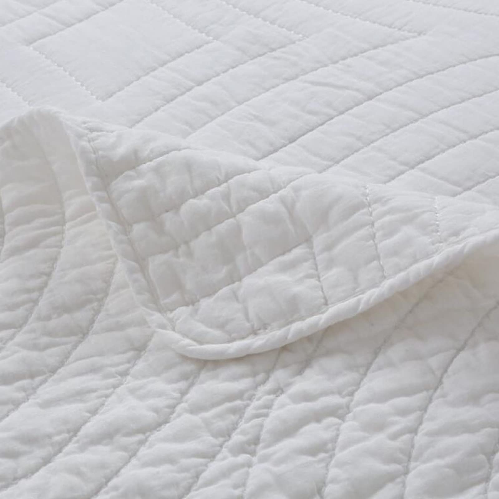 Morbuy Couvre Lit 2 Personnes, Dessus De Lit Matelassé En Microfibre Ultra Douce Avec Taies D'oreiller, Léger Très Grand Dessus De Lit Pour Toutes Les Saisons (3pcs-220x240cm,Diamant-Gris Foncé