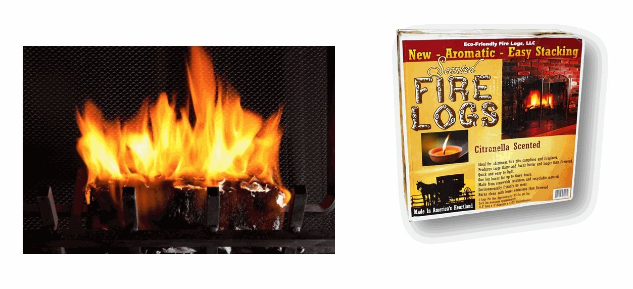 Buy Eco-Friendly Fire Logs (Citronella) Online at desertcartKUWAIT